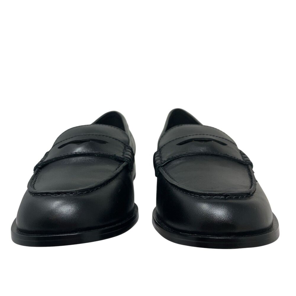 Madewell Grayson Leather Penny Loafer Womens 10 Black Business Preppy NX647 - Picture 5 of 13